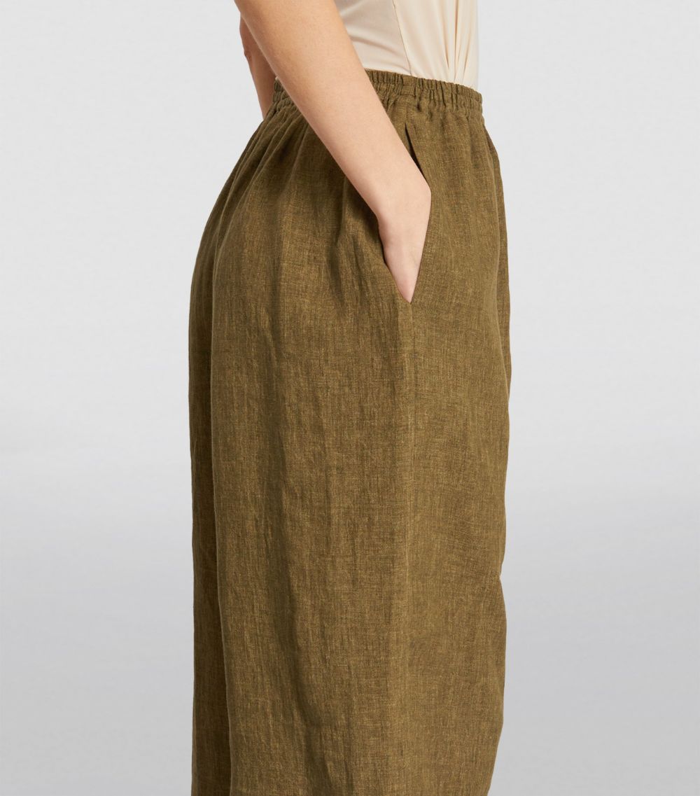 Eskandar Eskandar Linen Cropped Japanese Trousers