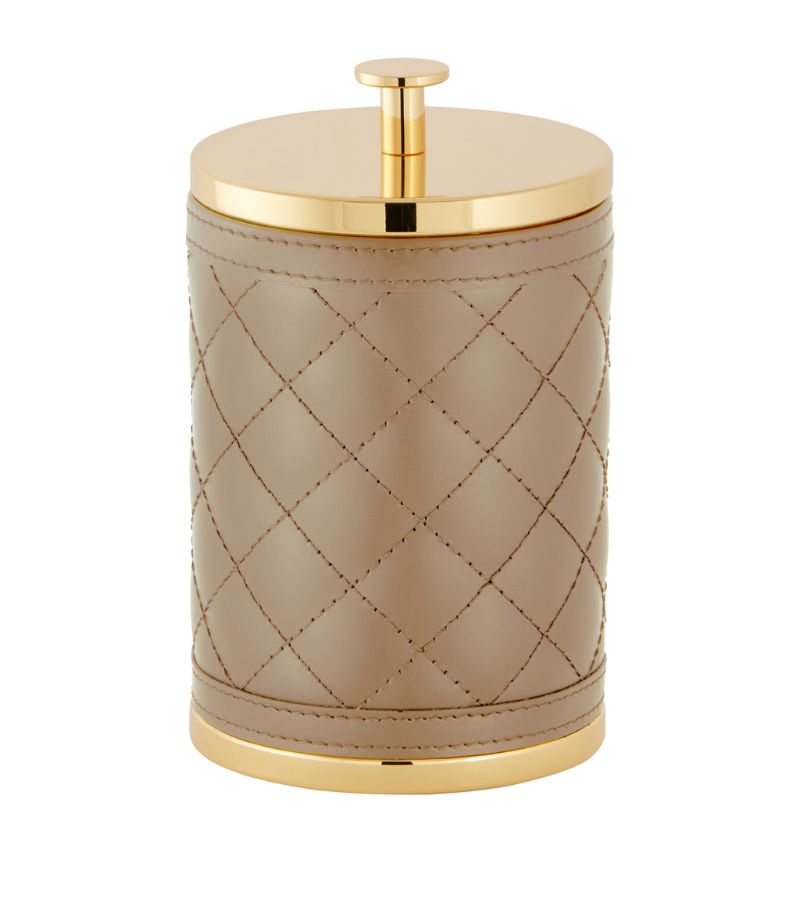 Riviere Riviere Large Quilted Round Box