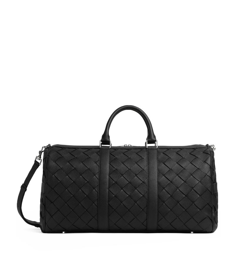 Bottega Veneta Bottega Veneta Medium Leather Intrecciato Duffle Bag