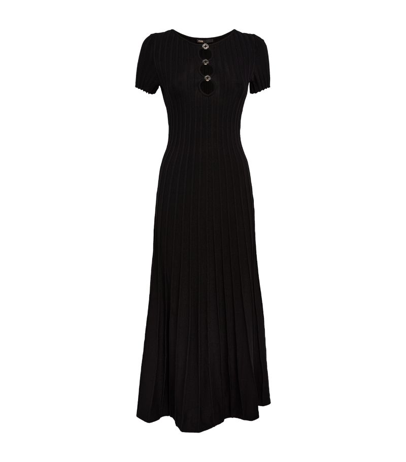  Maje Pleated Midi Dress