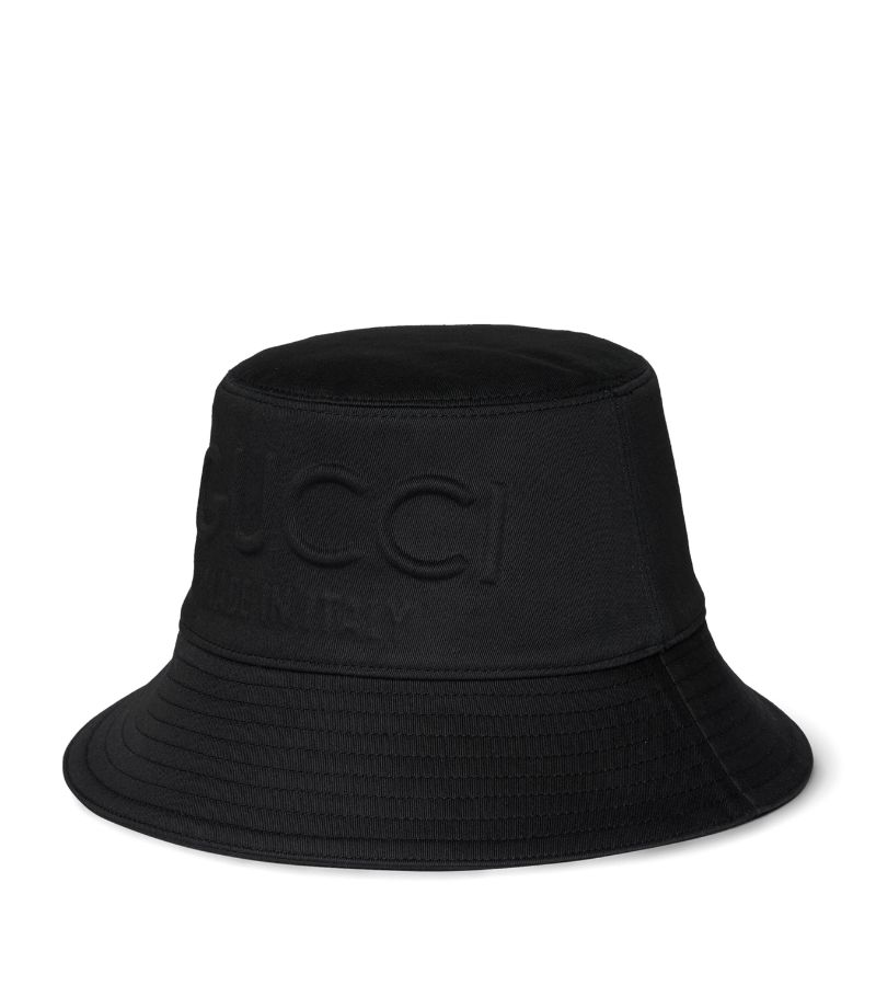 Gucci Gucci Cotton Logo Bucket Hat