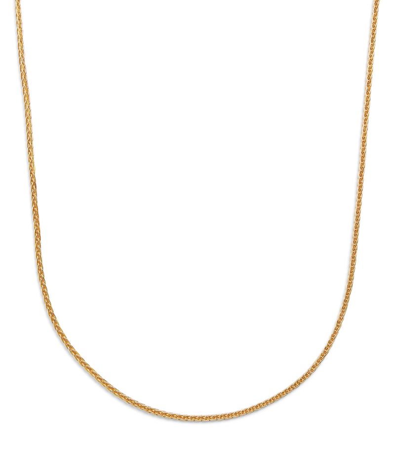 Azlee Azlee Yellow Gold Thin Wheat Chain