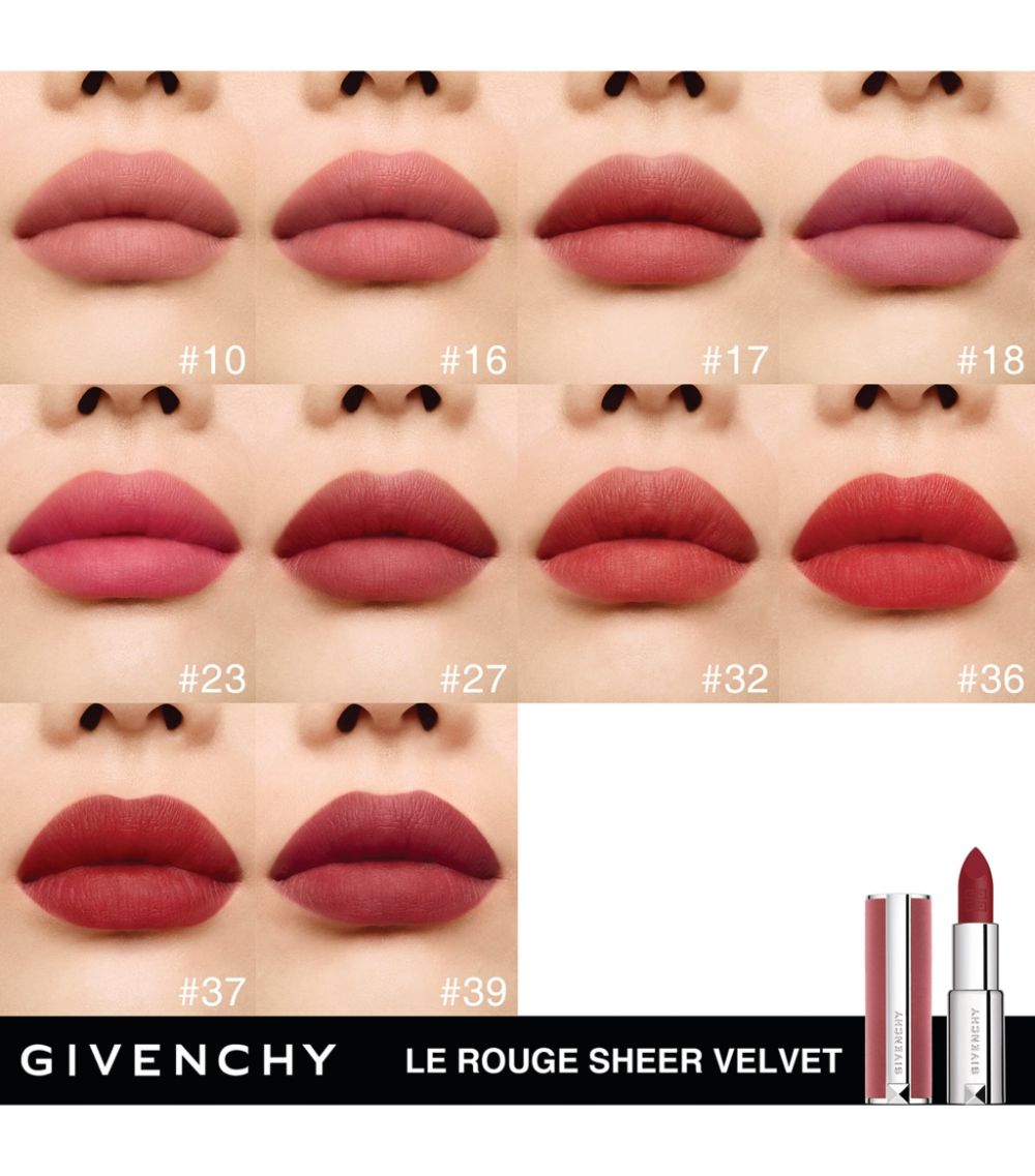 Givenchy Givenchy Le Rouge Sheer Velvet Refillable Matte Lipstick