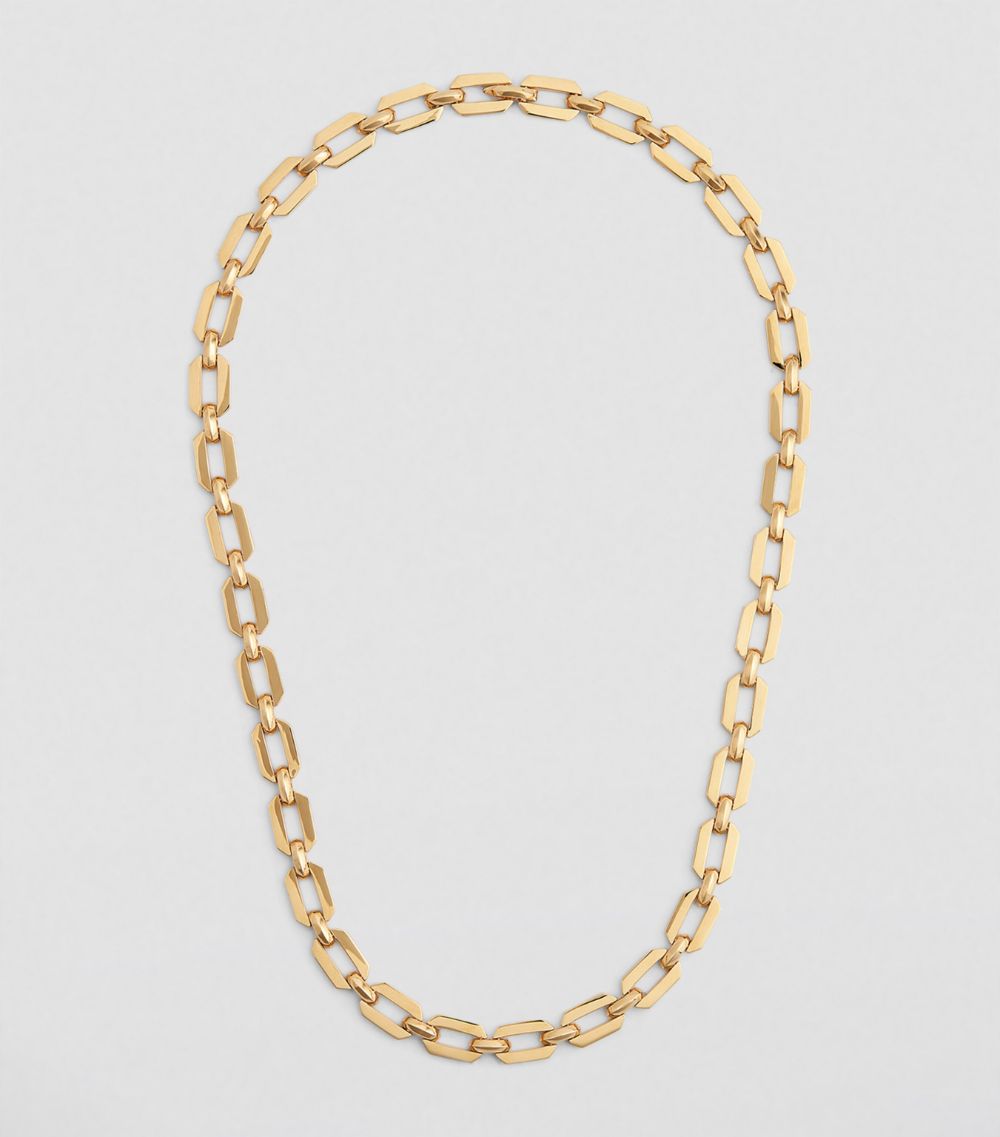 Shay Shay Yellow Gold Geo Necklace