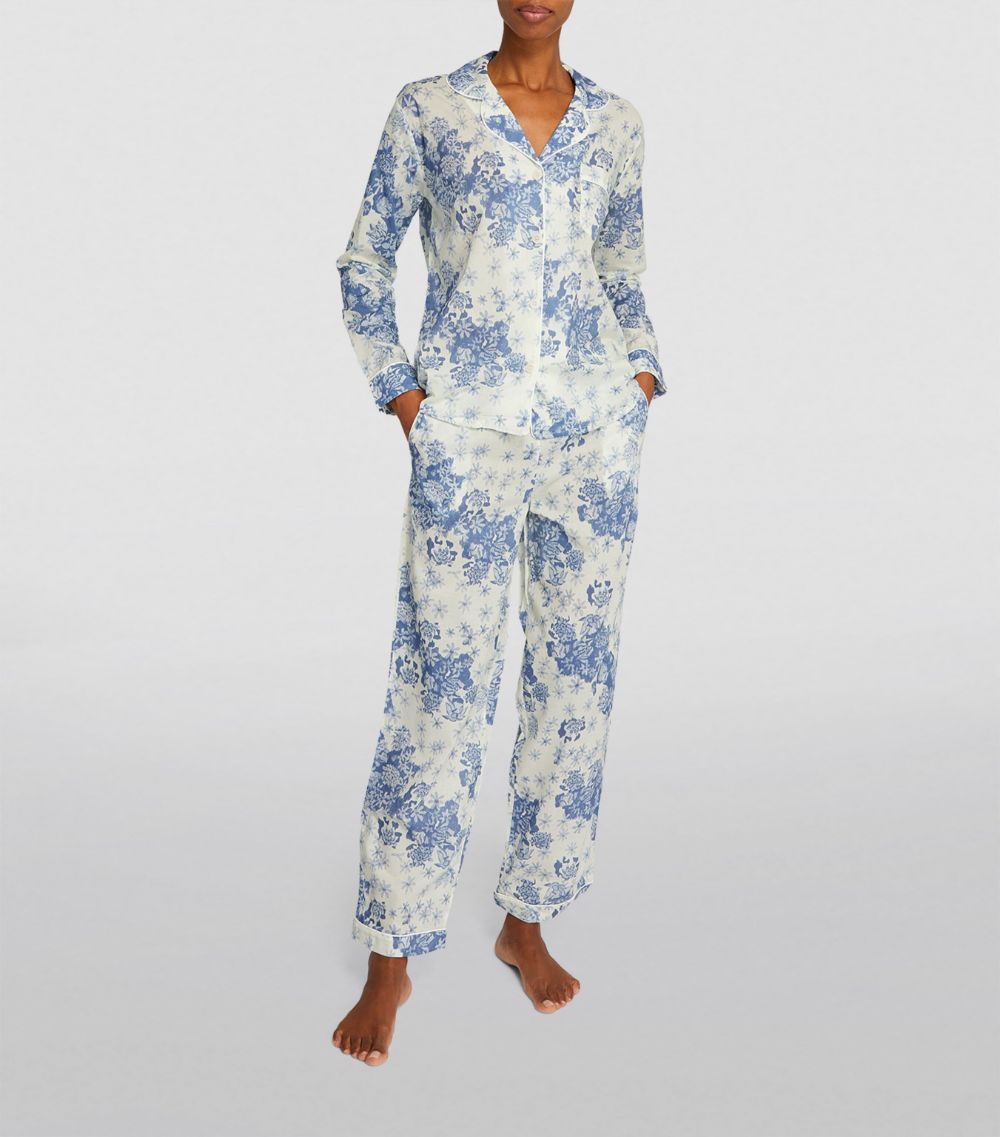 Desmond & Dempsey Desmond & Dempsey Cotton Floral Pyjama Set