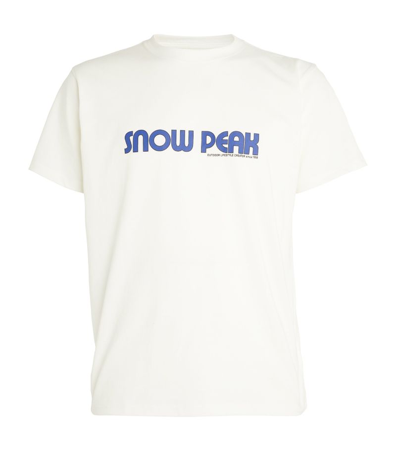 Snow peak Snow Peak Land Station Logo T-Shirt