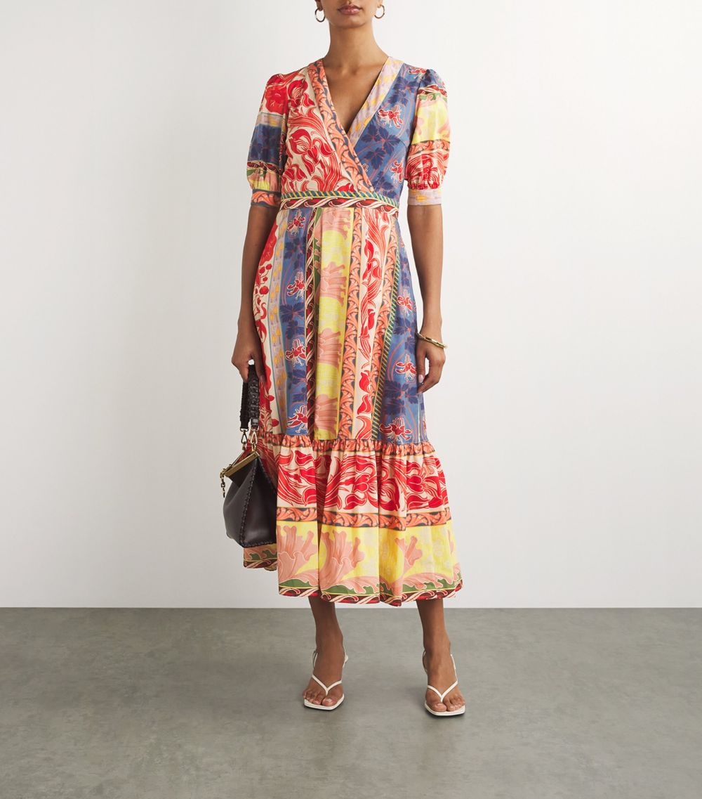 Etro Etro Cotton Poplin V-Neck Dress