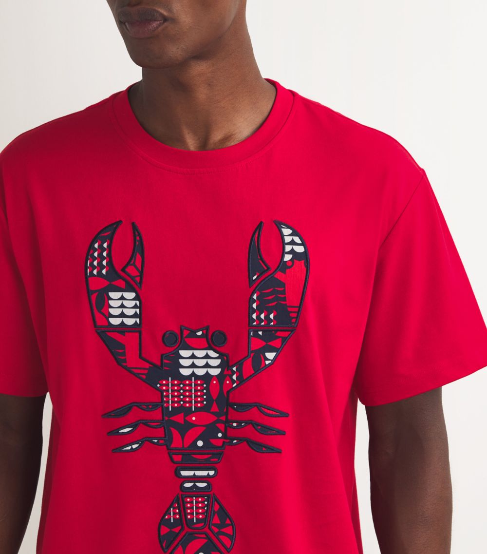 Vilebrequin Vilebrequin Organic Cotton Tareck Lobster T-Shirt