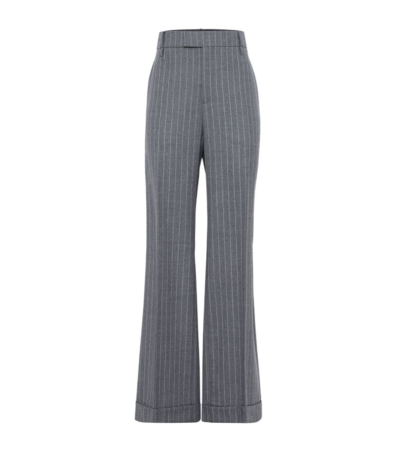 Brunello Cucinelli Brunello Cucinelli Virgin Wool Striped Trousers