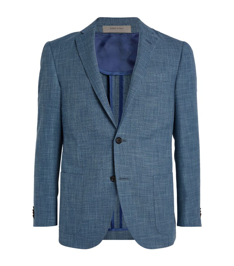 Corneliani Corneliani Wool-Cotton Homespun Blazer