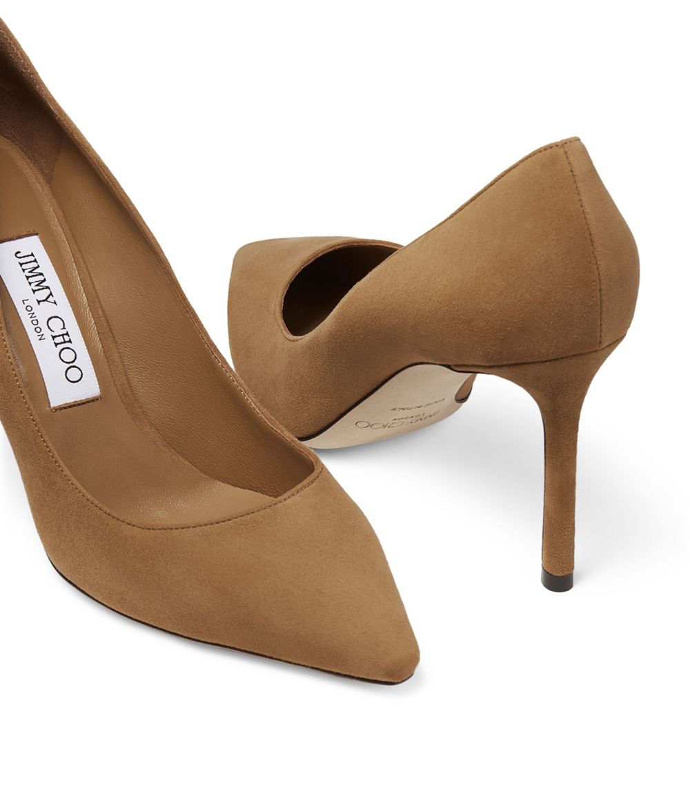 Jimmy Choo Jimmy Choo Romy 85 Suede Court Shoes