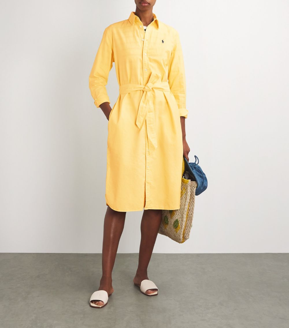 Polo Ralph Lauren Polo Ralph Lauren Cotton Belted Shirt Dress