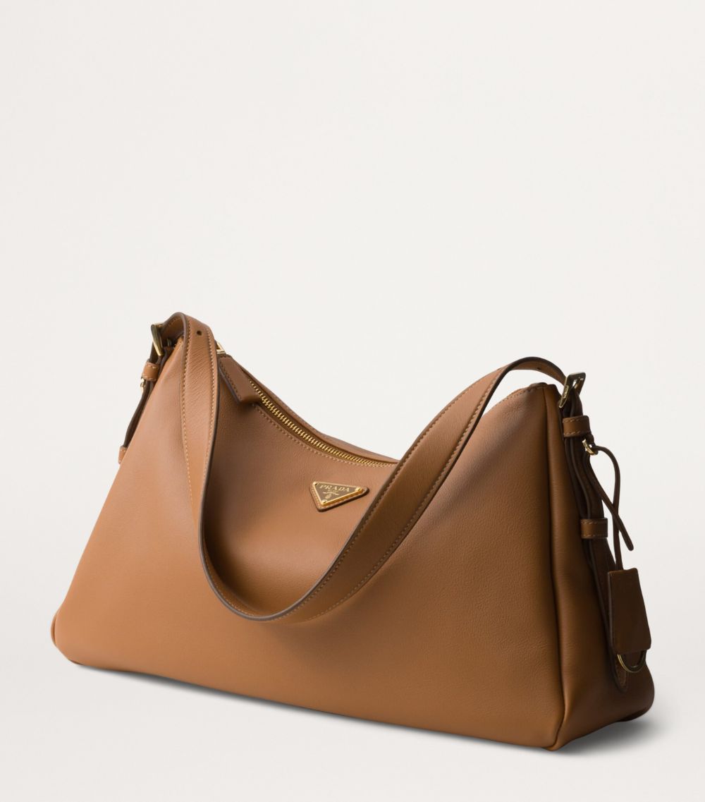 Prada Prada Large Calf Leather Aimée Shoulder Bag