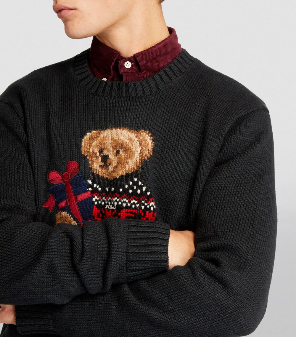 Ralph Lauren Ralph Lauren Cotton-Cashmere Heritage Bear Sweater