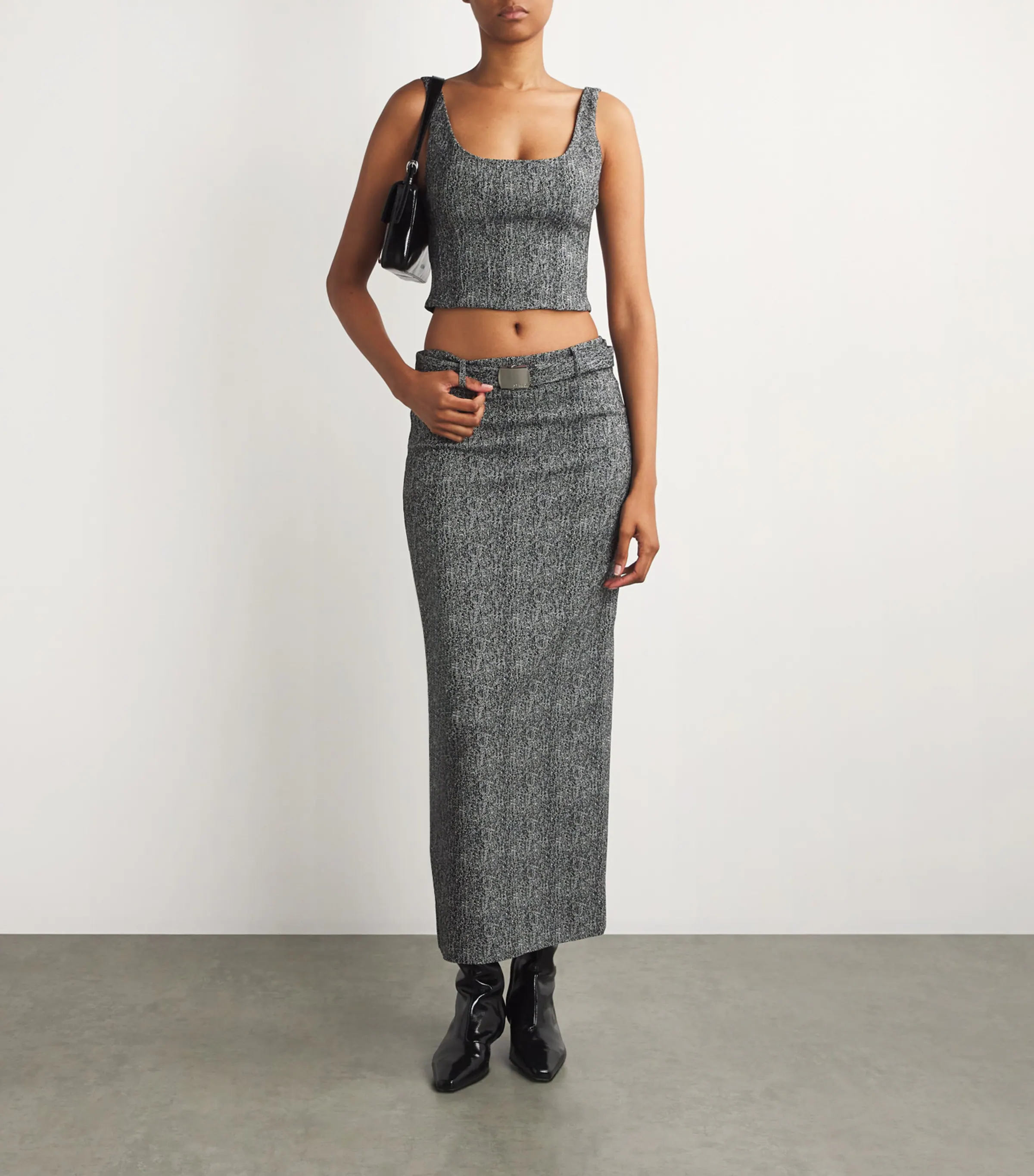 Staud Staud Herringbone Murray Maxi Skirt