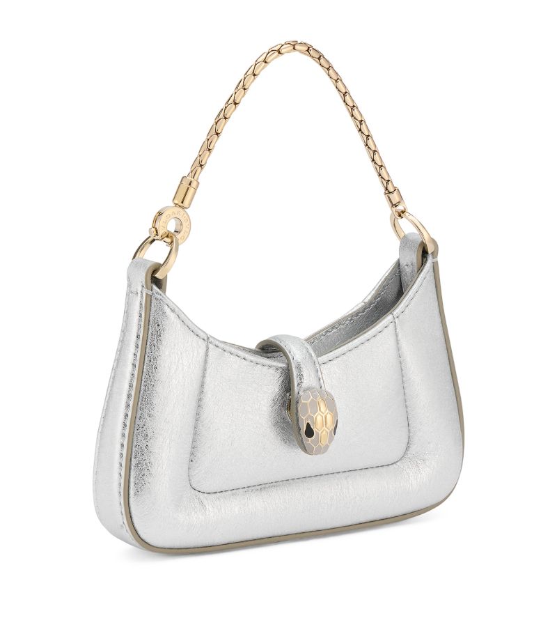 Bvlgari Bvlgari Mini Leather Serpenti Baia Shoulder Bag