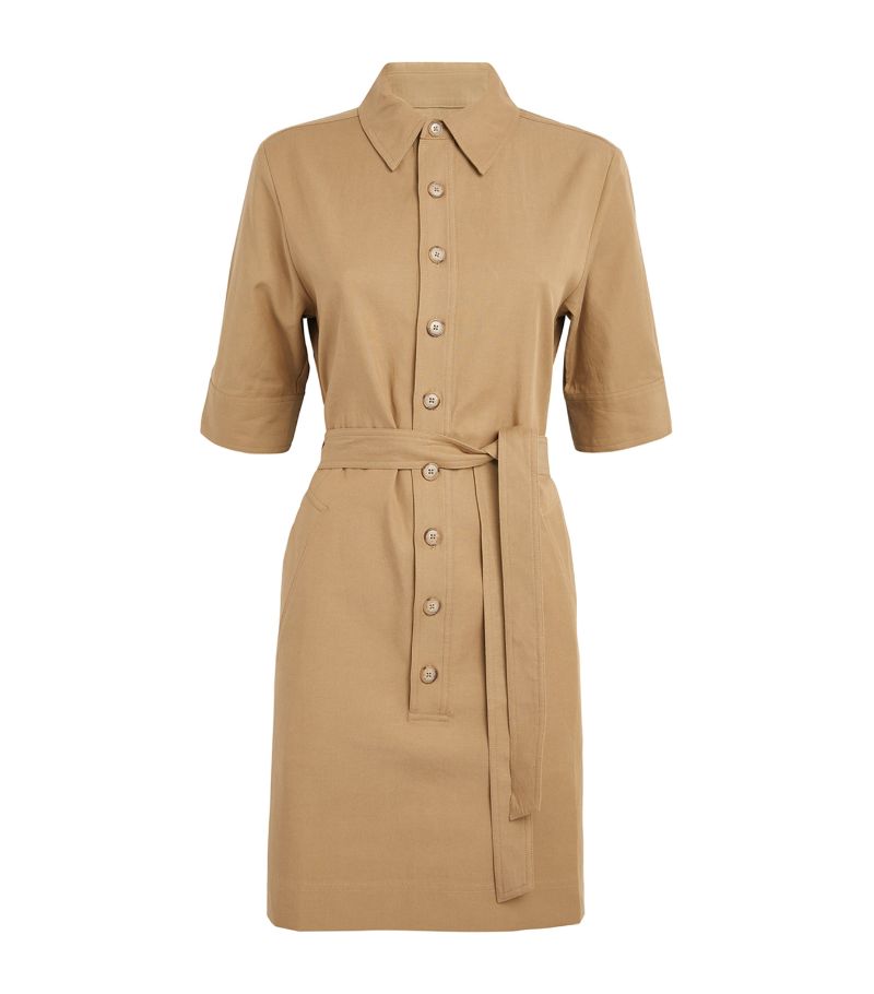 Frame Frame Cotton-Blend Trench Dress