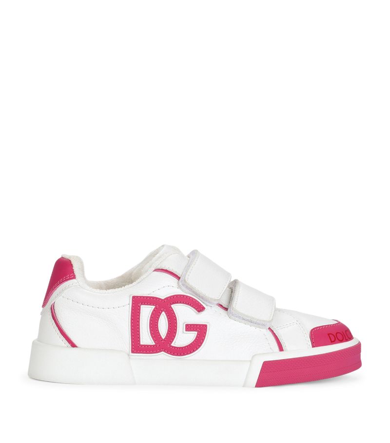 Dolce & Gabbana Dolce & Gabbana Kids Leather Portofino Sneakers