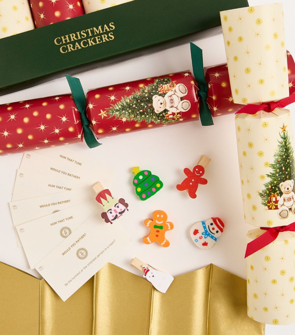 Harrods Harrods Harrods Bear Christmas Crackers (Set Of 6)