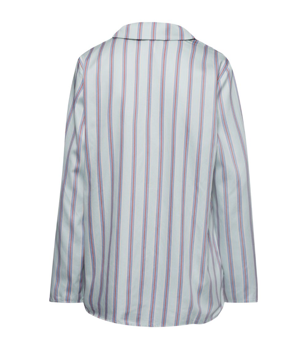 Hanro Hanro Cotton Striped Pyjama Shirt