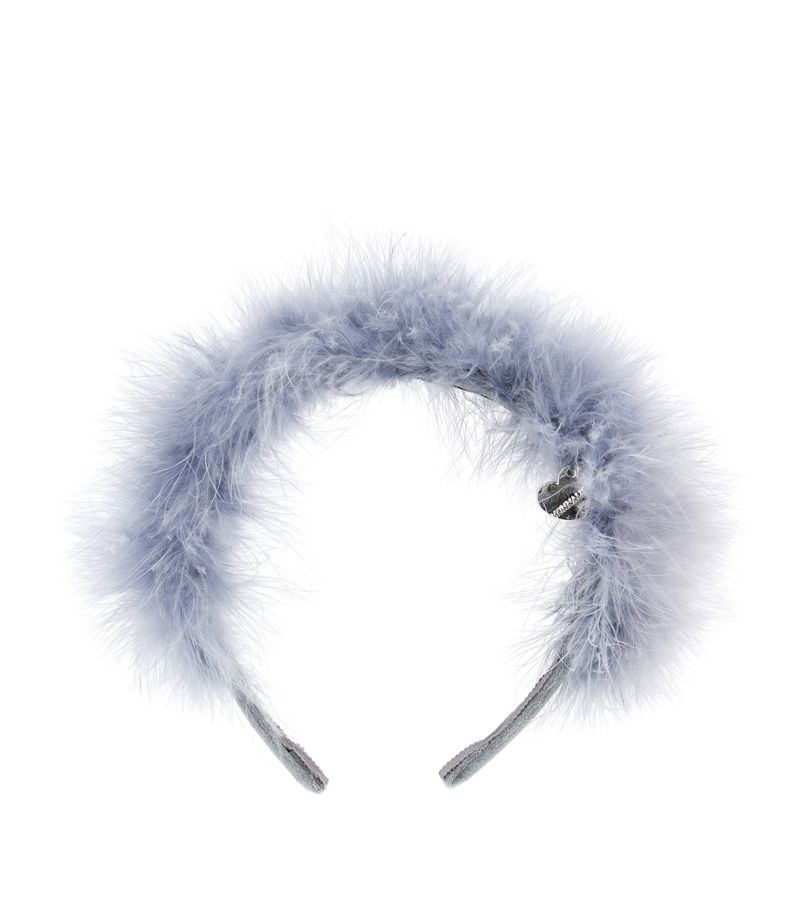 Monnalisa Monnalisa Feather-Trim Headband