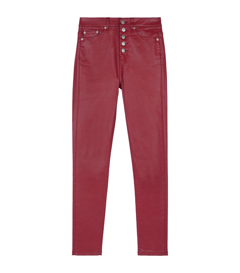 The Kooples The Kooples Faux Leather Skinny Jeans