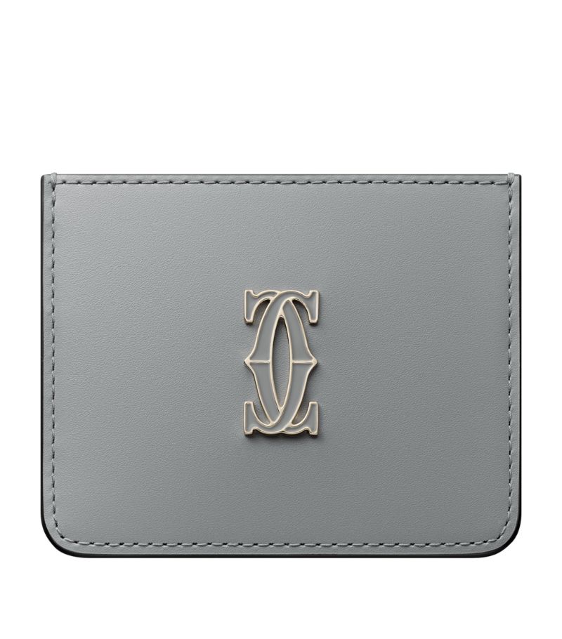 Cartier Cartier Leather C De Cartier Card Holder