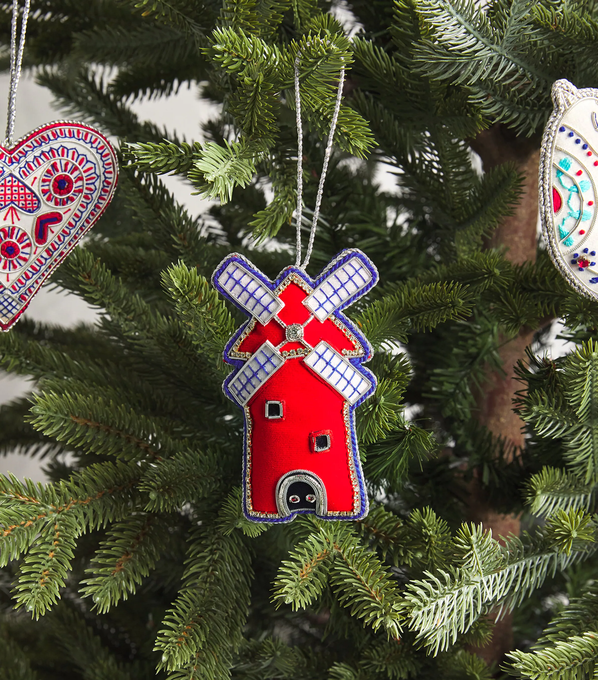 Tinker Tailor Tinker Tailor Embellished Windmill Tree Decoration