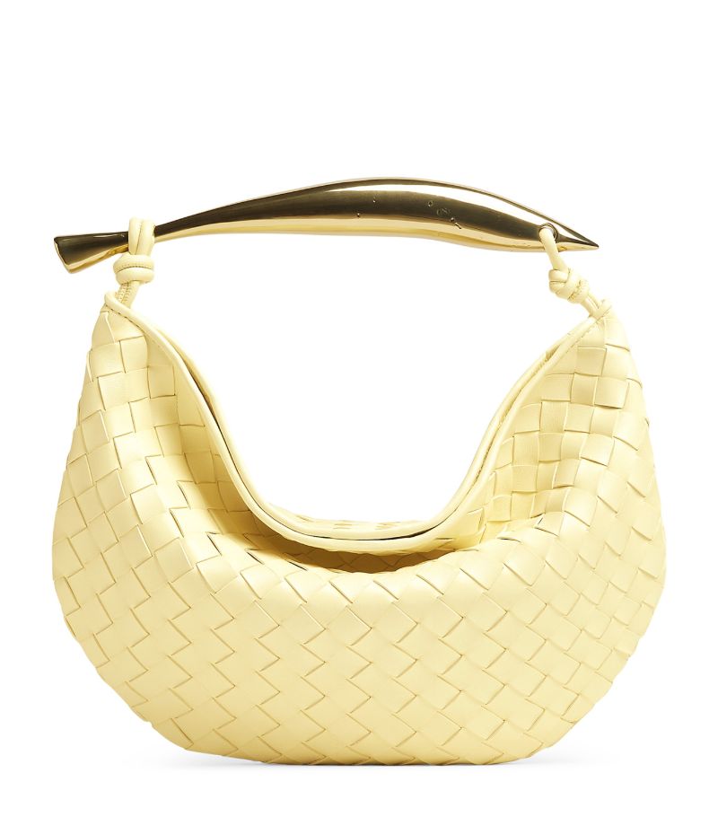 Bottega Veneta Bottega Veneta Leather Sardine Top-Handle Bag