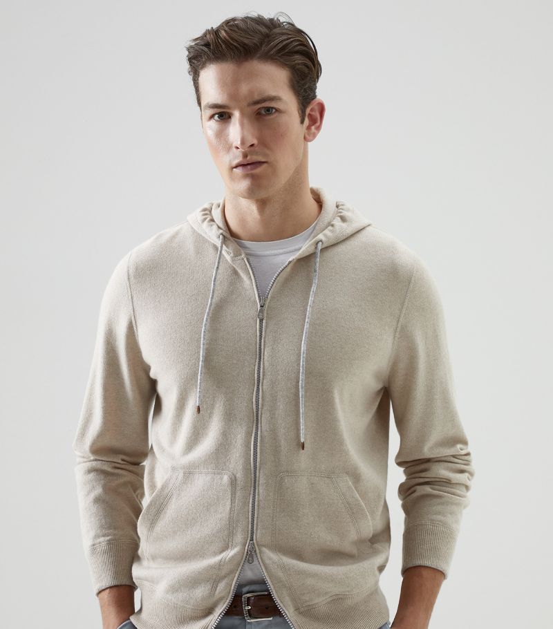 Brunello Cucinelli Brunello Cucinelli Cashmere Zip-Up Hoodie