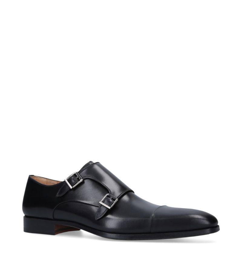 Magnanni Magnanni Burnished Double Monk Shoes