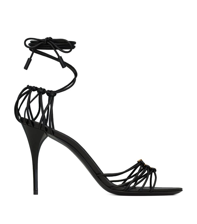 Saint Laurent Saint Laurent Babylone Heeled Sandals 90