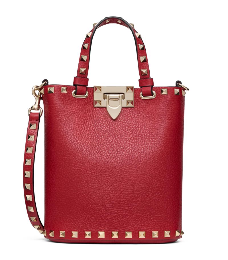 VALENTINO GARAVANI Valentino Garavani Mini Leather Rockstud Tote Bag