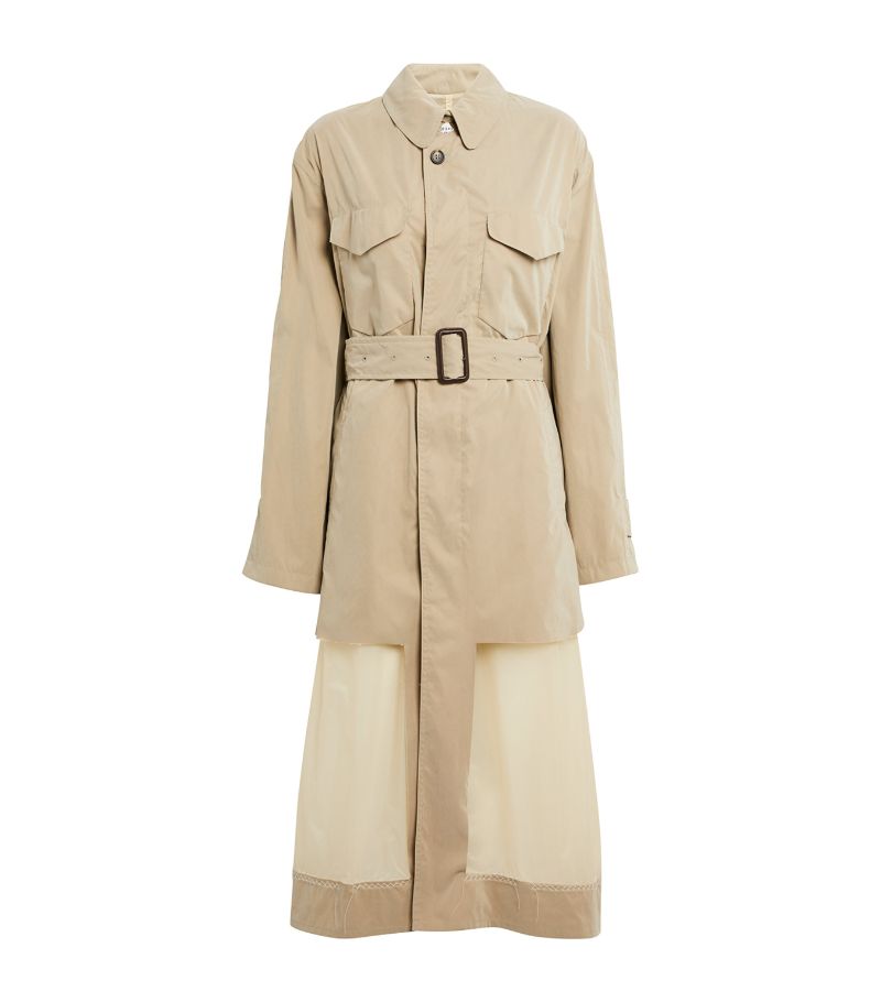 MM6 Maison Margiela Mm6 Maison Margiela Cut-Out Trench Coat