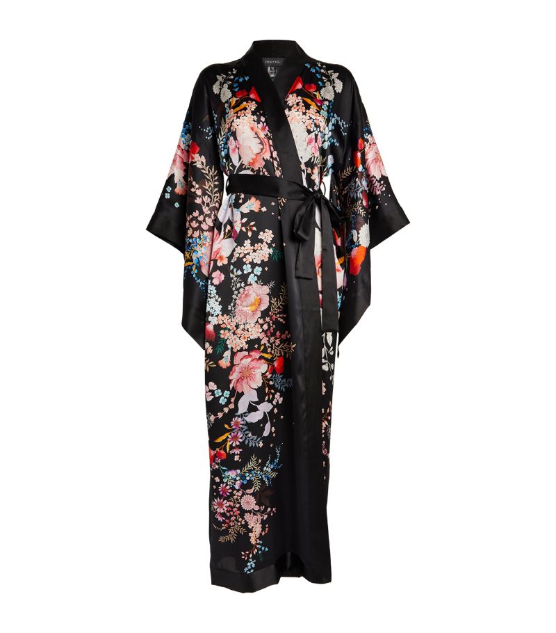 Meng Meng Silk Floral Kimono
