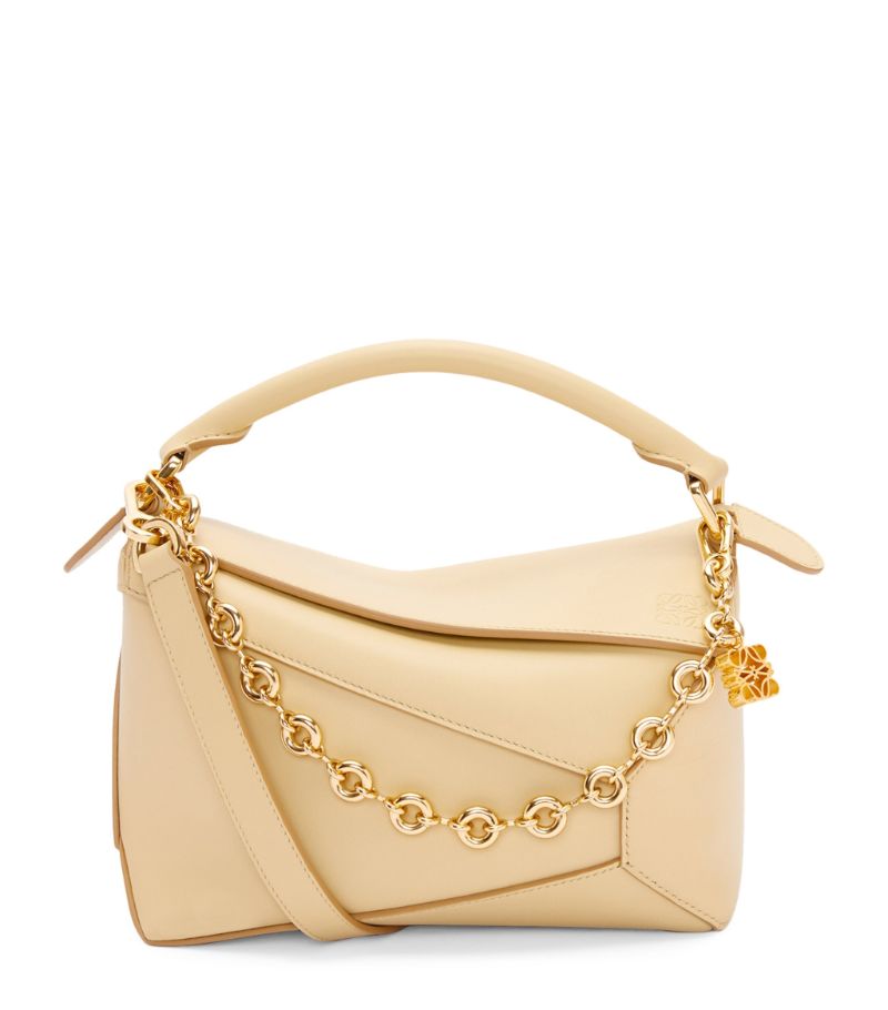 Loewe Loewe Exclusive Small Leather Puzzle Edge Top-Handle Bag