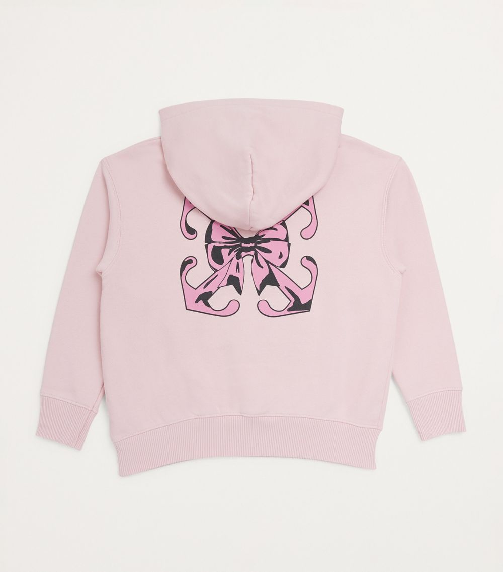 Off-White Kids Off-White Kids Cotton Arrow Bow Hoodie (4-12 Years)