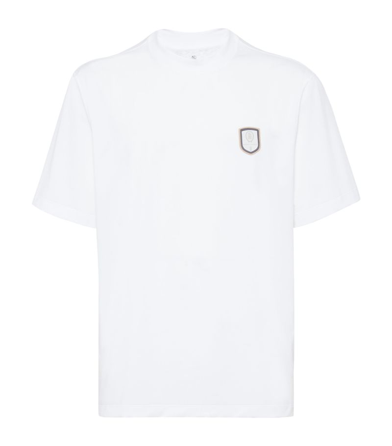 Brunello Cucinelli Brunello Cucinelli Tennis-Logo T-Shirt