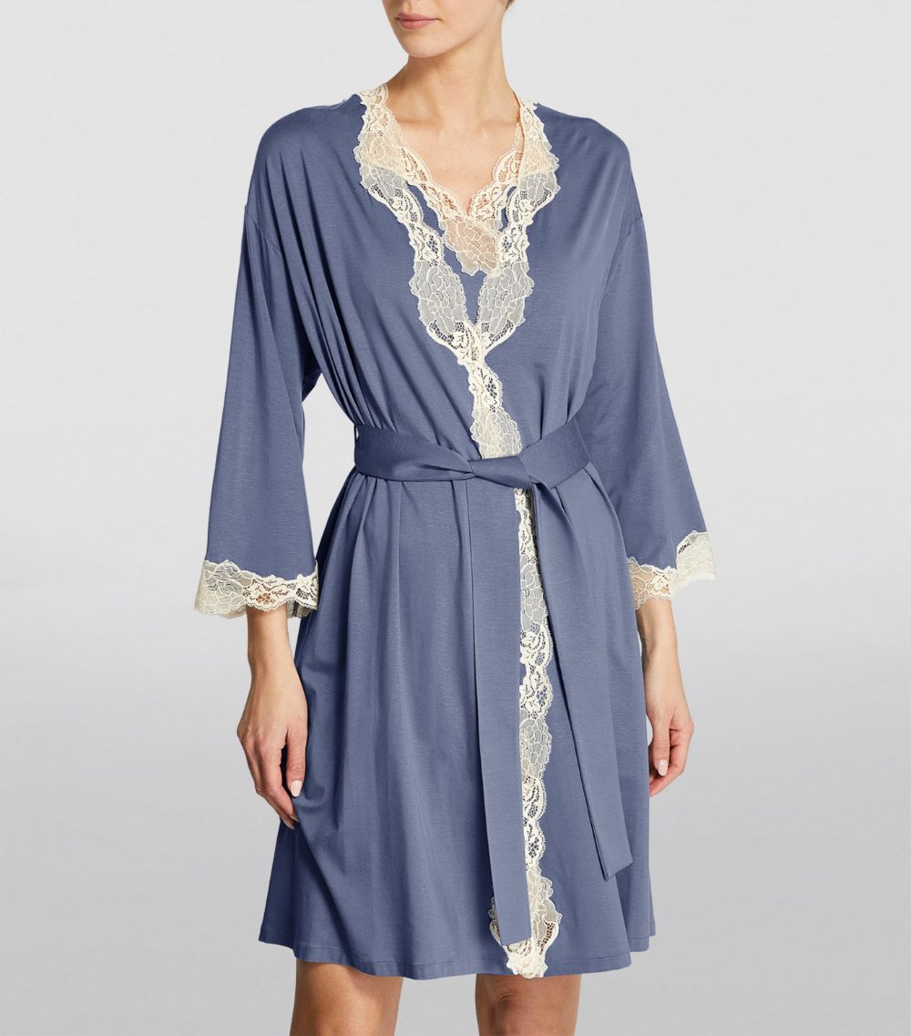 Zimmerli Zimmerli Lace-Trim Robe