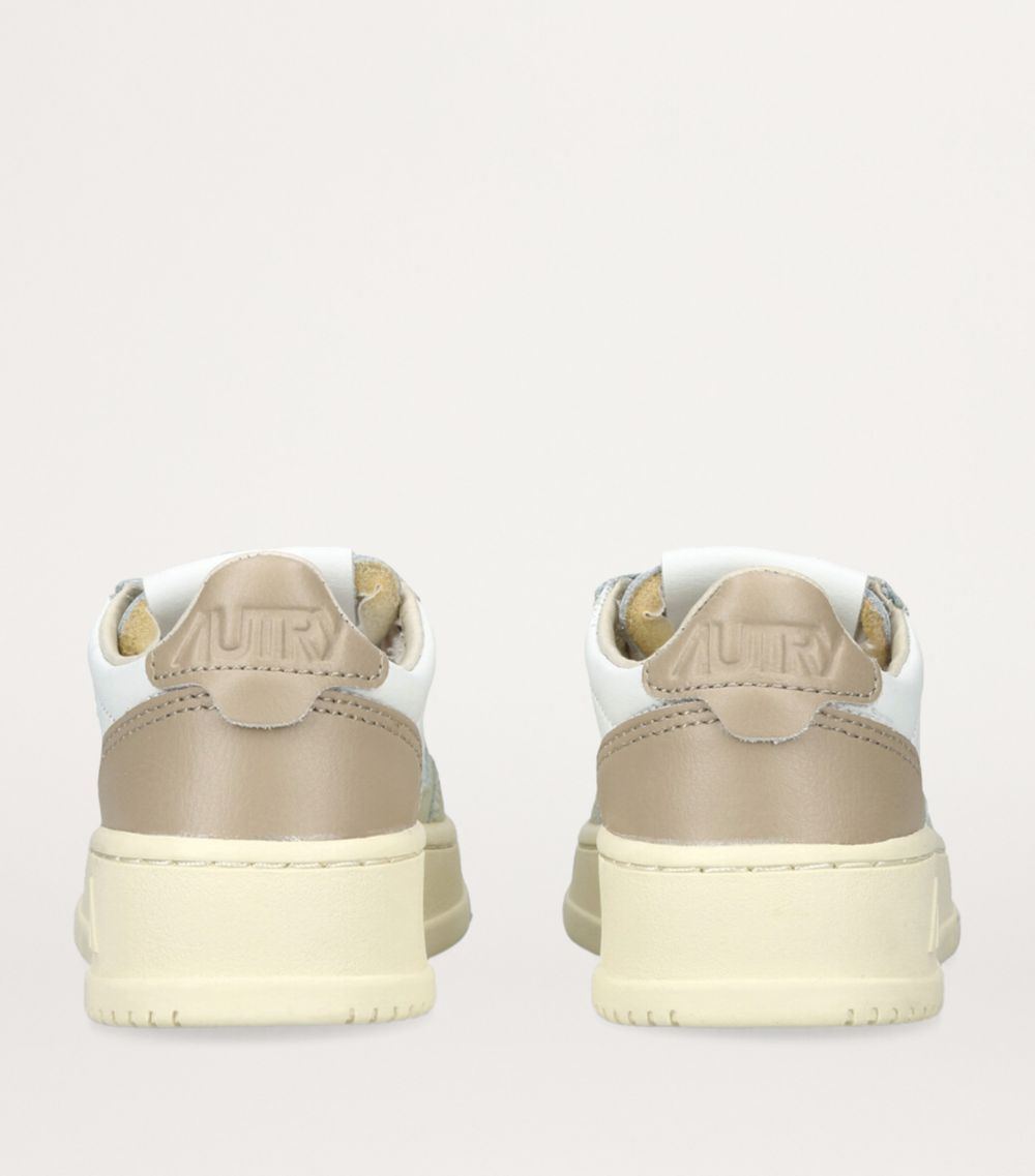 AUTRY Autry Leather Low-Top Medalist Contrast Sneakers