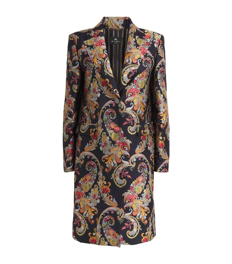 Etro Etro Paisley Print Coat