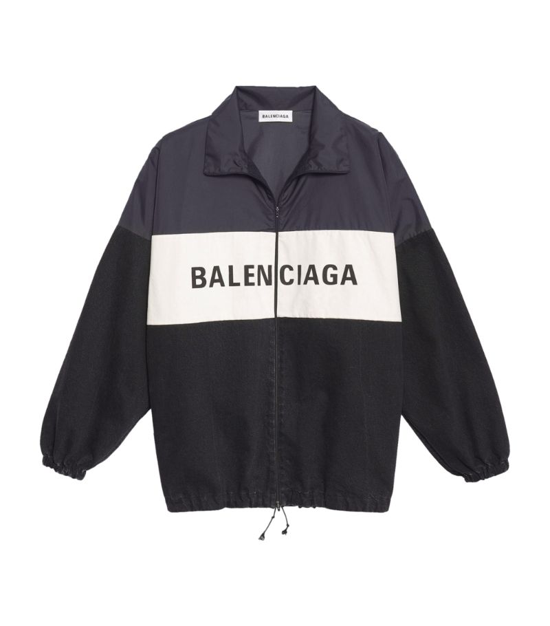 Balenciaga Balenciaga Logo Zip-Up Track Jacket