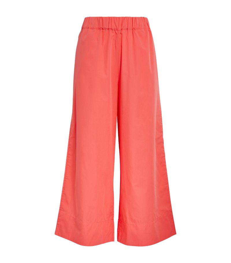 Max & Co. Max & Co. Cotton Poplin Cropped Trousers