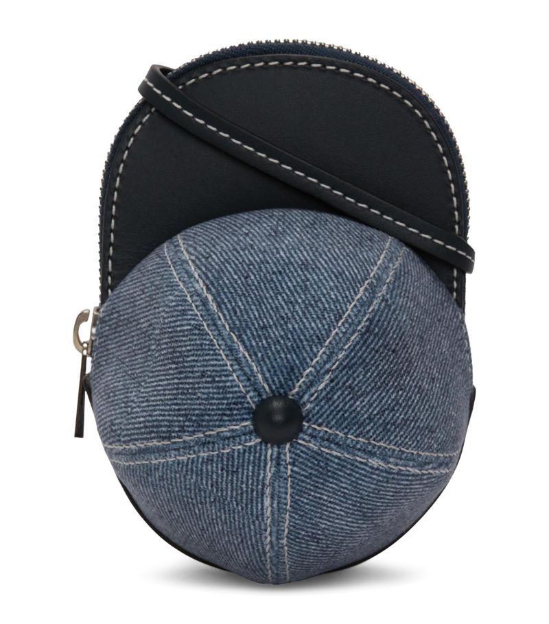 Jw Anderson Jw Anderson Mini Denim Cap Cross-Body Bag