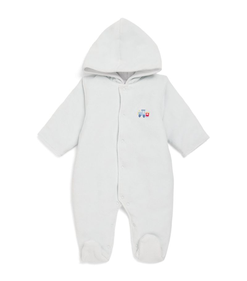 Kissy Kissy Kissy Kissy Velour Rambling Railroad All-In-One (0-9 Months)