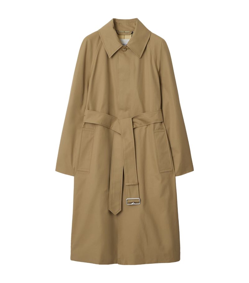 Burberry Burberry Gabardine Long Car Coat