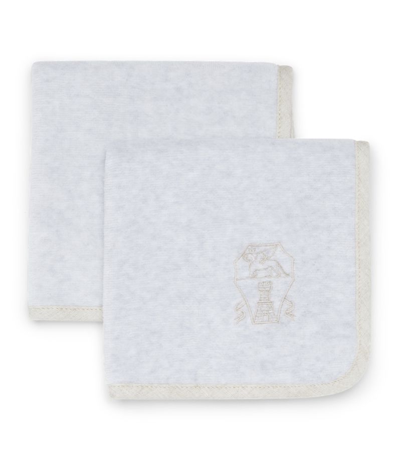 Brunello Cucinelli Brunello Cucinelli Set Of 2 Terrycloth Hand Towels (30Cm X 30Cm)