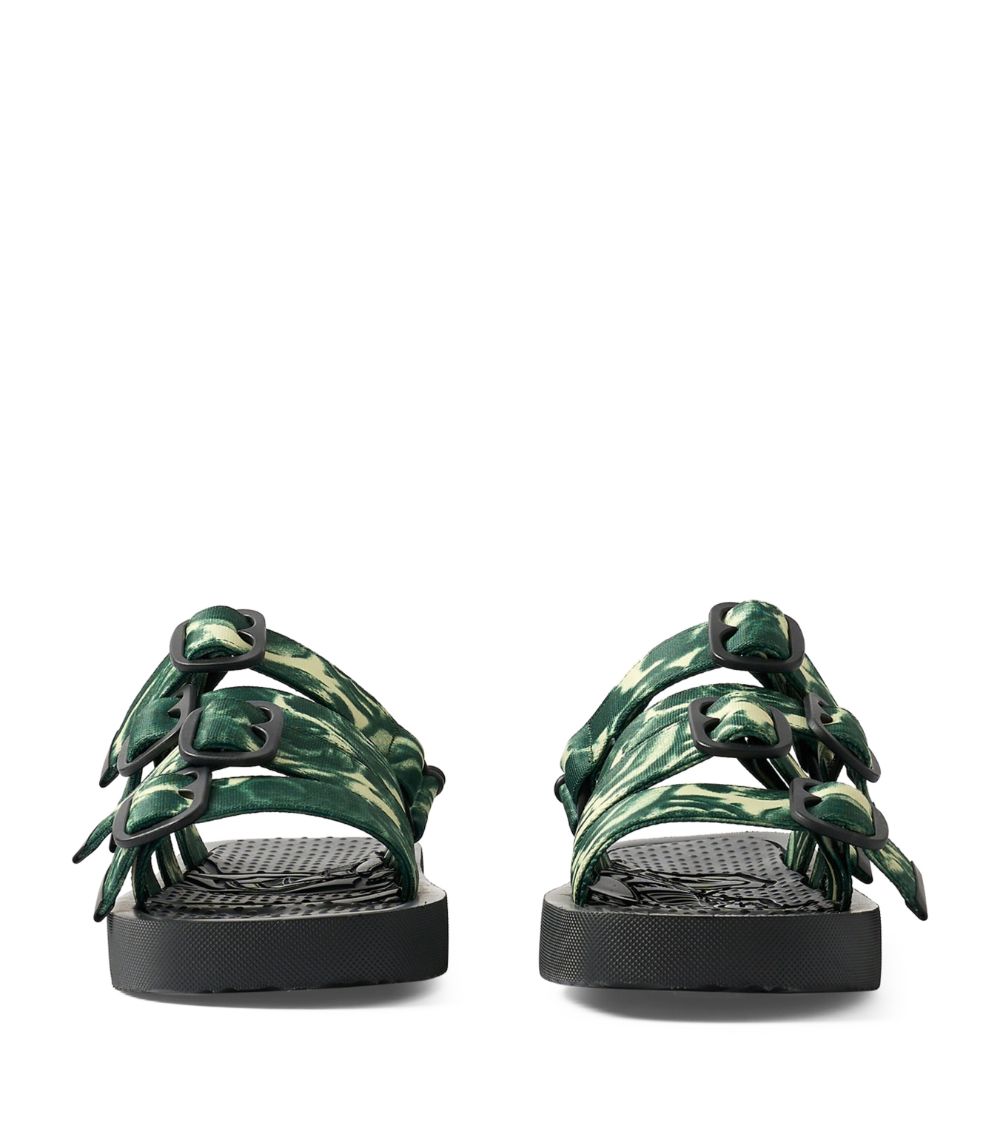 Burberry Burberry Rose Print Sandals