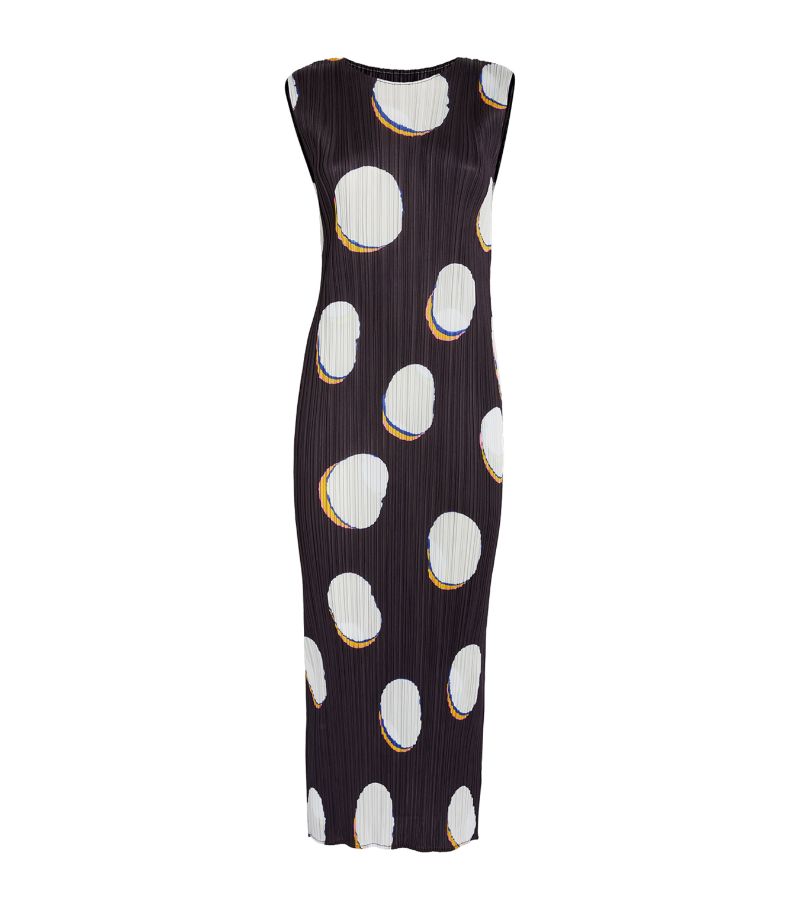 Pleats Please Issey Miyake Pleats Please Issey Miyake Bean Dots Midi Dress