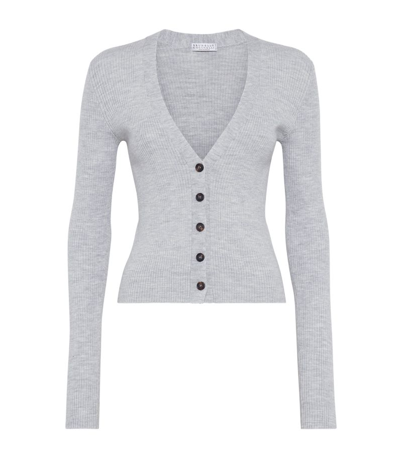 Brunello Cucinelli Brunello Cucinelli Virgin Wool-Cashmere Cardigan